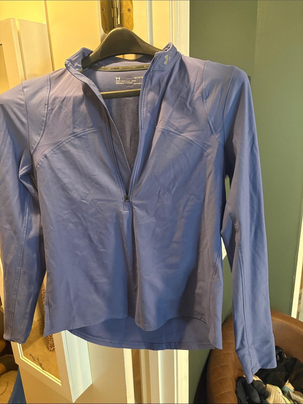 Under Armour Women's Purple Quarter-Zip Athletic Pullover